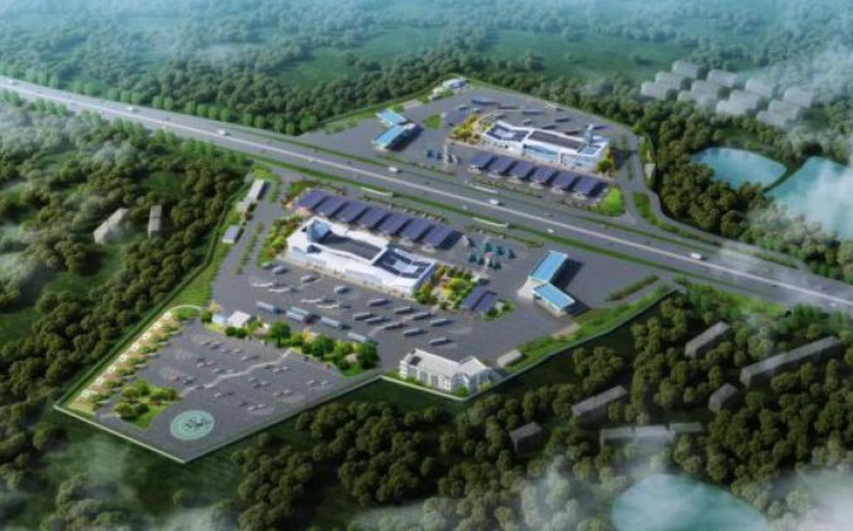 (长沙西服务区改造效果图)湖南日报10月23日讯(全媒体记者 彭可心