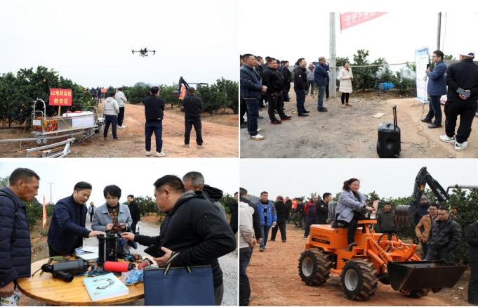 第五期“送训下基层”丘陵山区果园机械化技术推广培训班在道县举办
