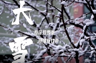 青声说｜大雪：冬天的第三个节气 仲冬时节正式开始