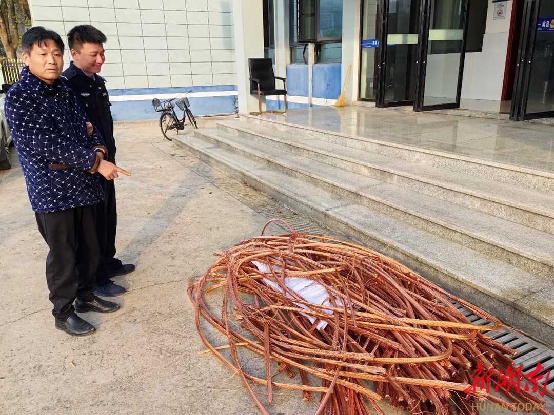 南县公安破获一起盗窃建筑工地电缆线案，  追回全部被盗电缆线