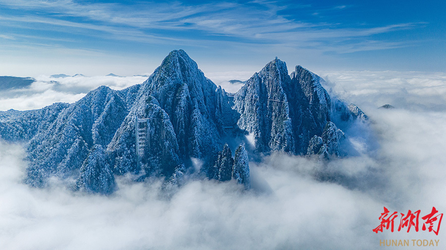 莽山雪景图片