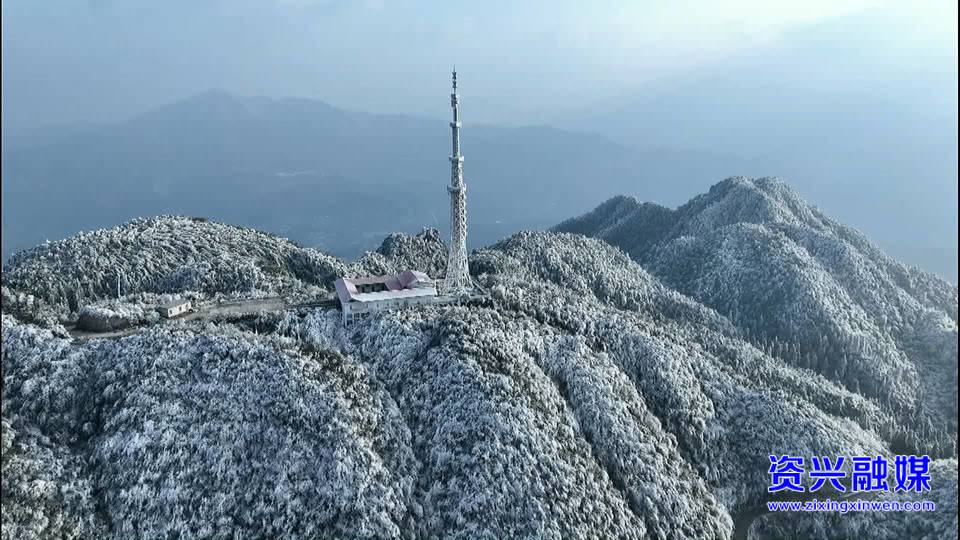 霧凇美景驚艷四方 羅仙嶺成冰雪世界