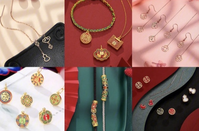 首饰设计劲吹“国潮”风 年轻人“购金热”悄然兴起