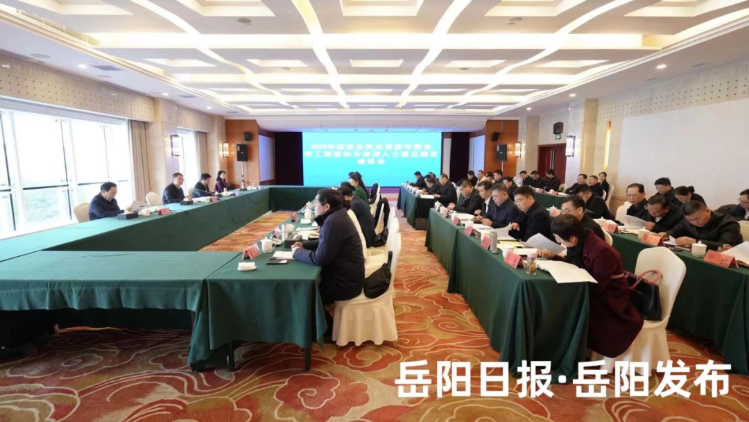 中共岳阳市委召开党外人士座谈会 征求对经济工作的意见建议