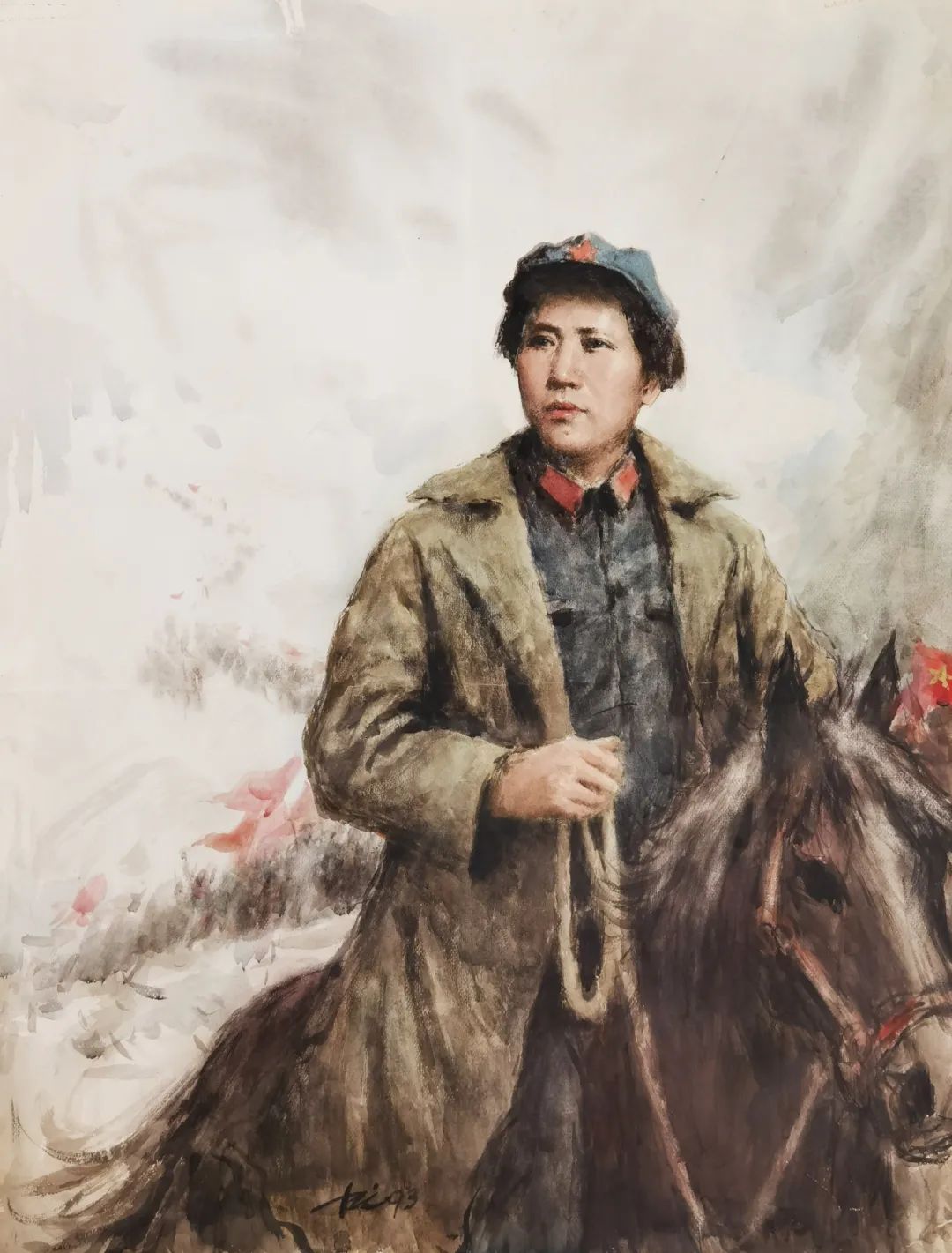 84岁湘籍画家的潇湘情缘——贺安成水彩人物画展侧记