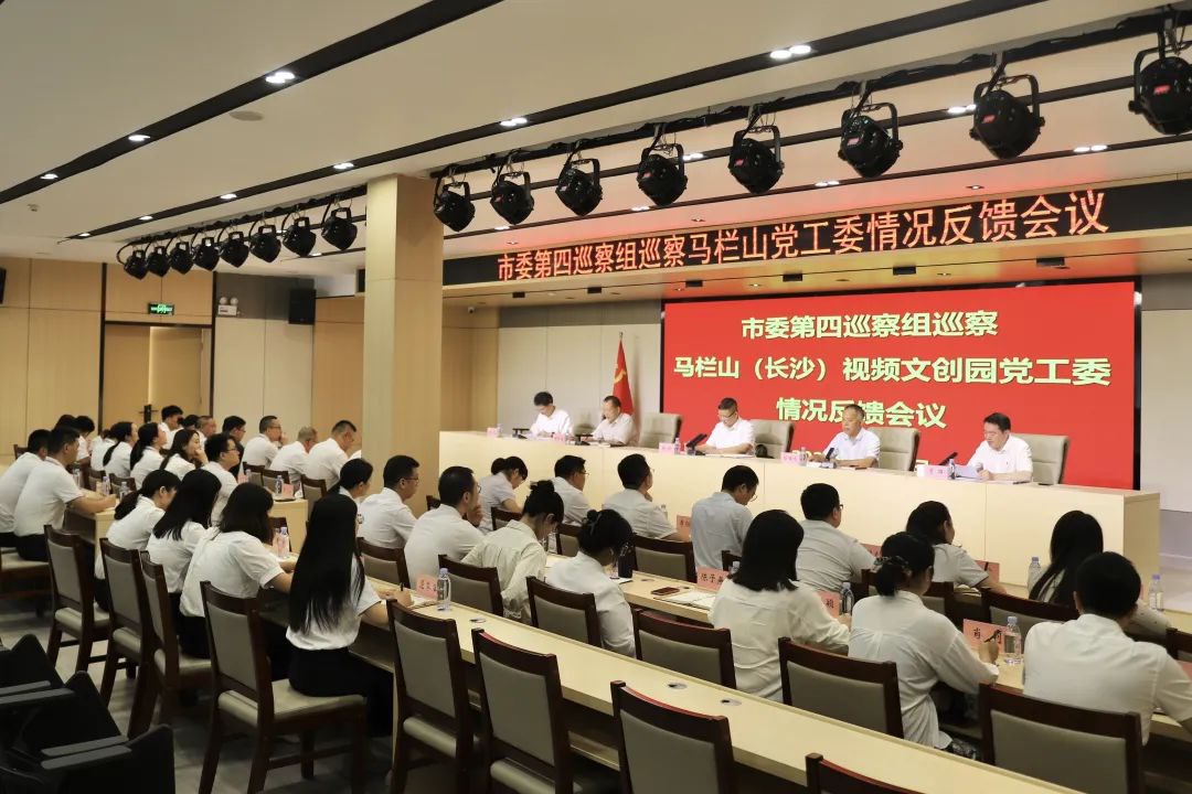 市委第四巡察组巡察马栏山（长沙）视频文创园党工委情况反馈会召开