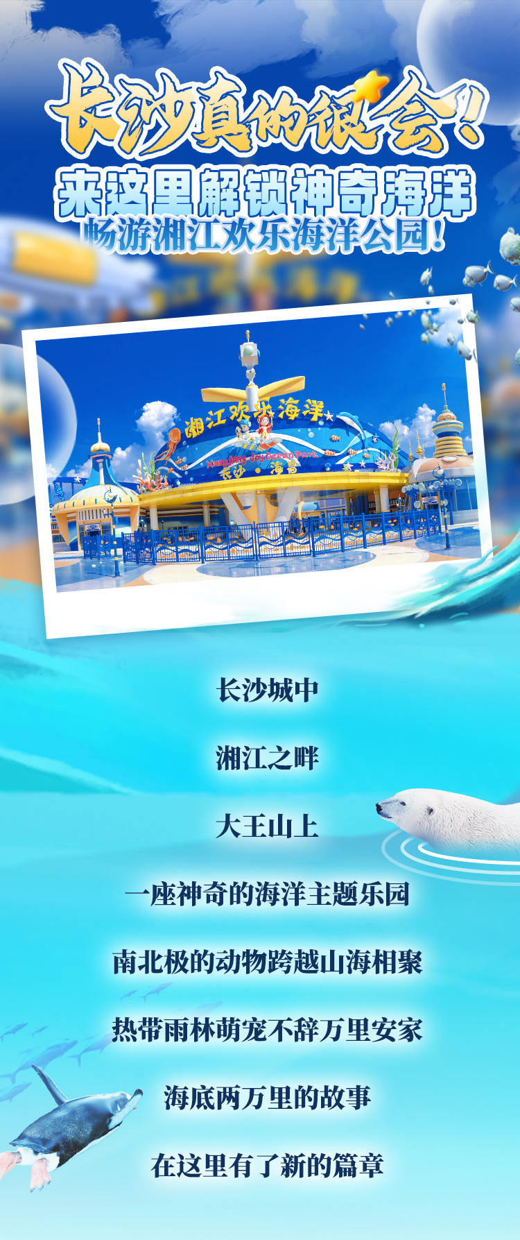 攻略｜元旦去哪玩？来这里解锁神奇海洋，畅游湘江欢乐海洋公园！