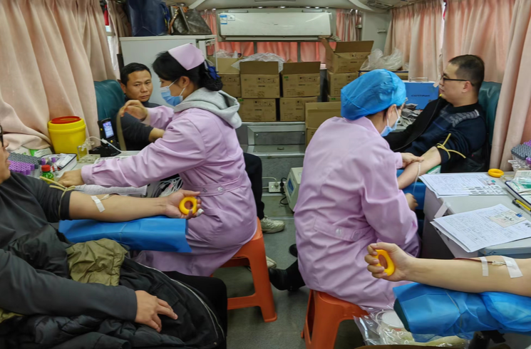 道县自然资源局积极开展无偿献血活动