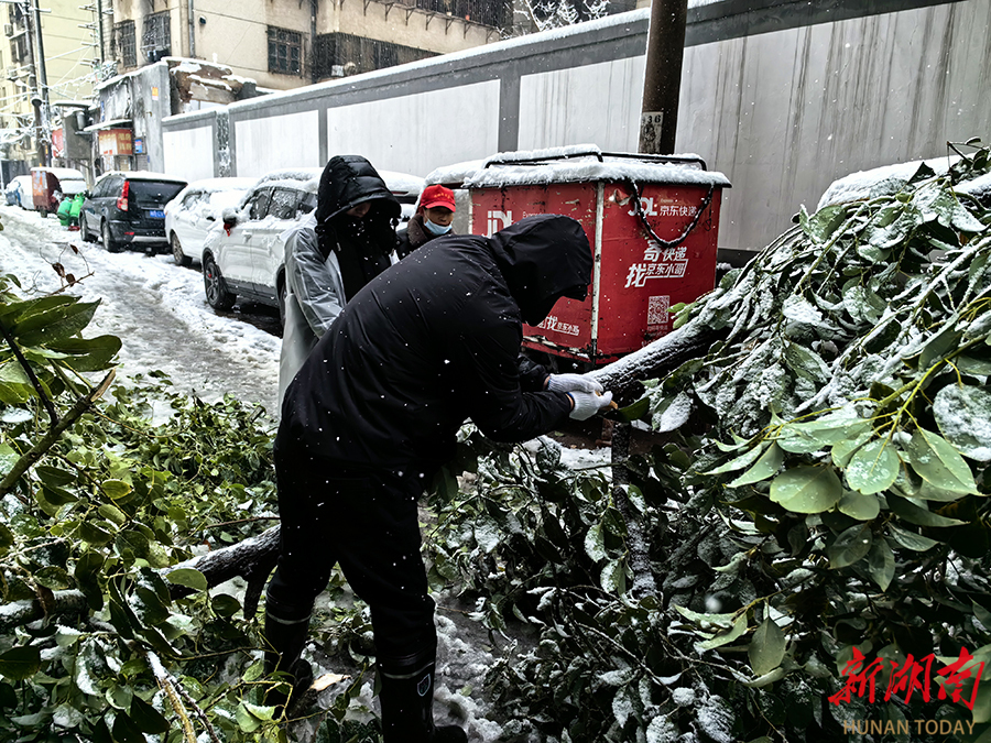 图集|湖南迎来2024年第一场雪 - 资讯 - 新湖南