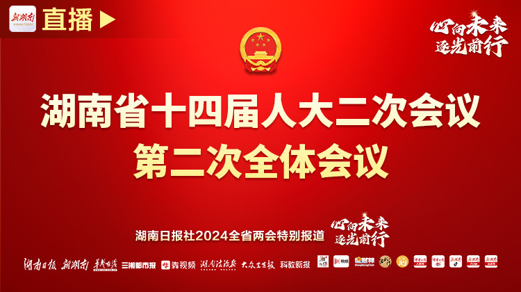 直播丨湖南省十四届人大二次会议第二次全体会议