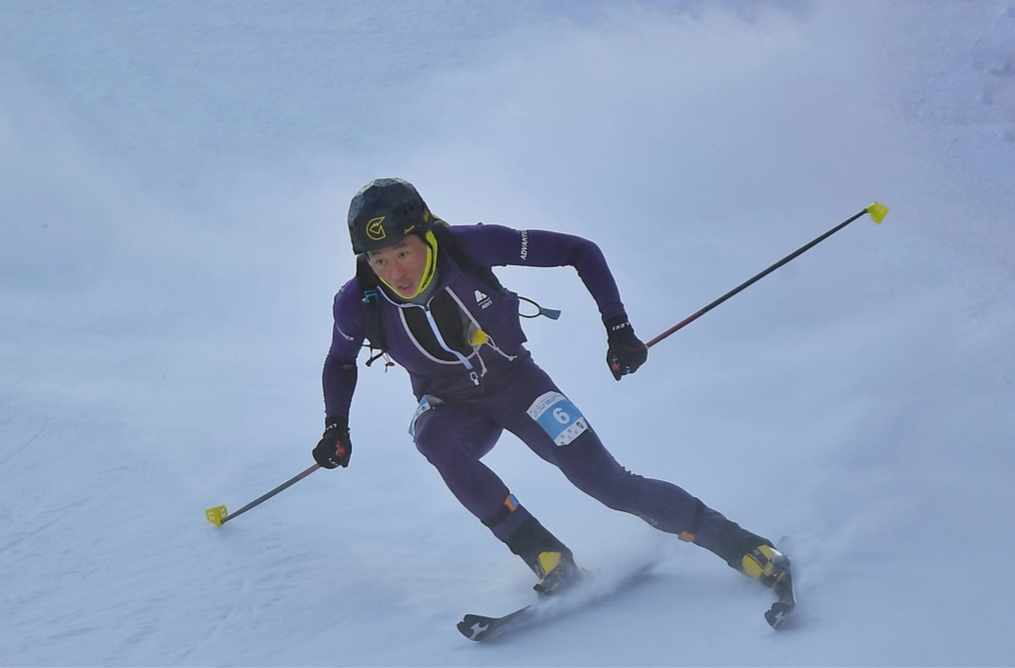 首次！全国冬运会滑雪登山决赛出现湖南运动员身影