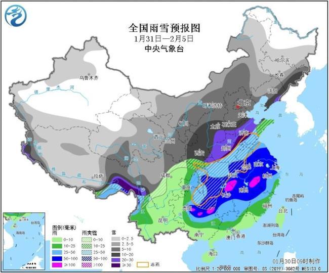 2009年以来最强雨雪过程来袭 警惕对春运影响_邵阳头条网