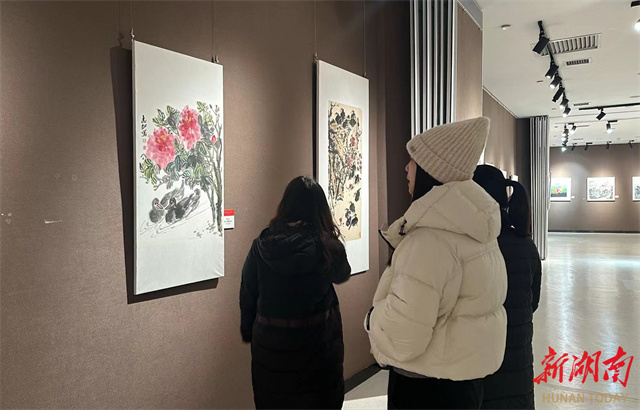邵阳市举办“花开富贵迎龙年”小幅美术精品提名展_邵阳头条网