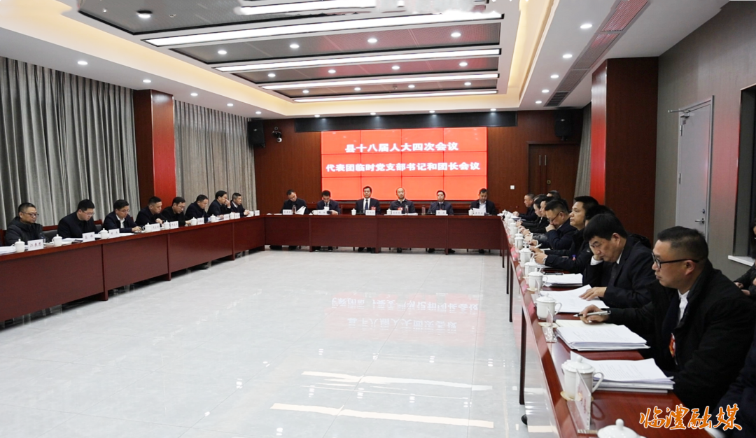 临澧县第十八届人民代表大会第四次会议召开代表团临时党支部书记和团长会议