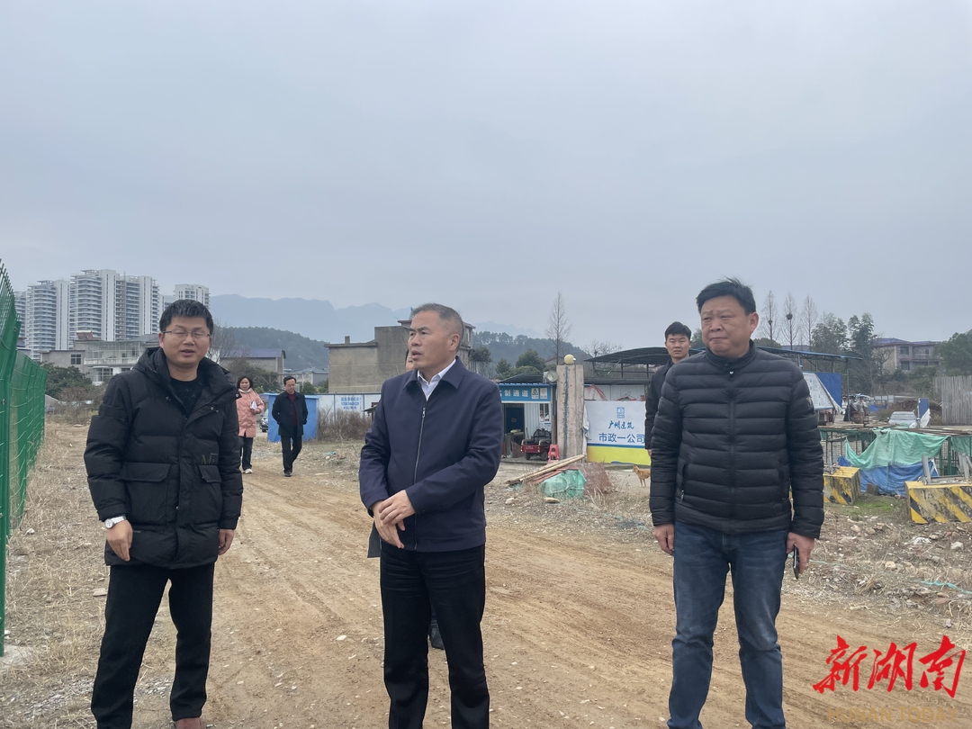 杨广林到永定区调研重点项目建设