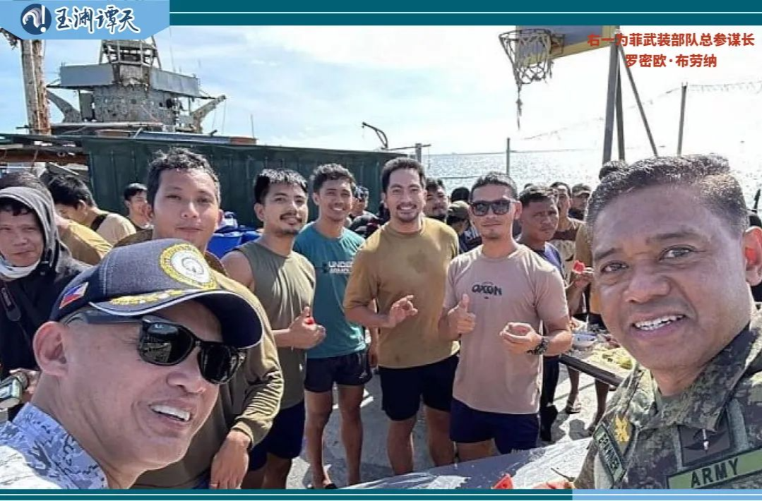 CNN记者上了菲律宾的海警船……