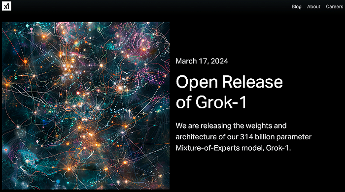 马斯克开源Grok-1，3140亿参数量迄今最大