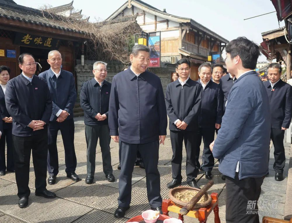 圖集｜習(xí)近平在湖南常德市考察調(diào)研