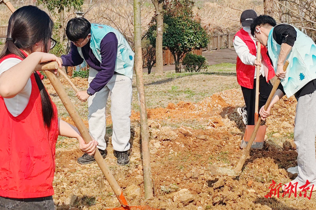 湘潭大学100余名师生志愿者参与“雷锋月”系列志愿服务活动