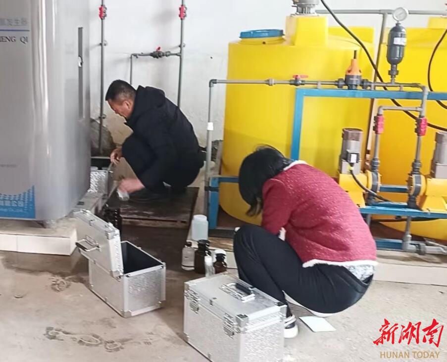 华容县东山镇：加强水质检测监管  确保水环境安全
