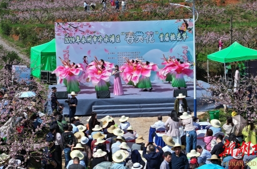 永州市冷水滩区举行“春赏花”首届桃花节