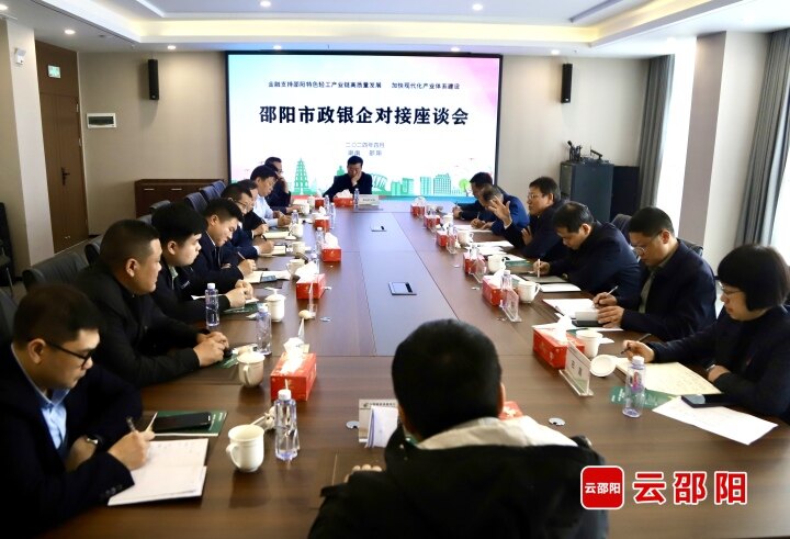 2024年邵阳市第二期政银企对接座谈会召开