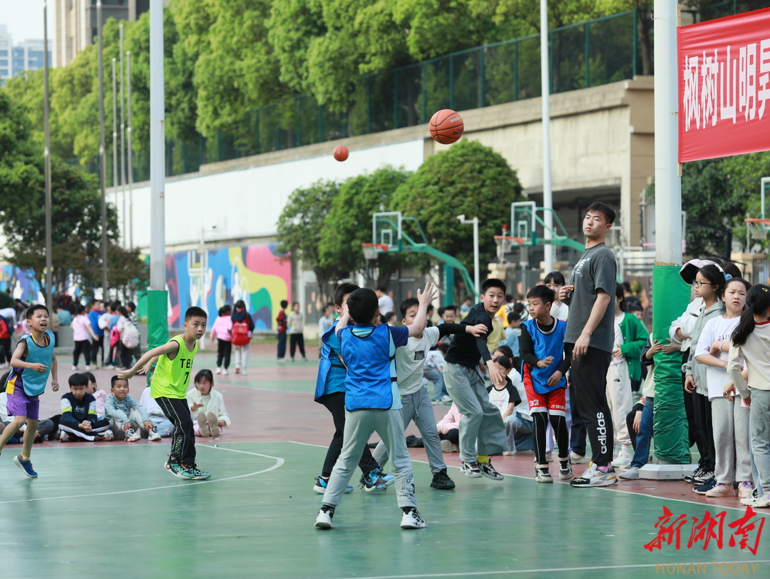 迎"篮"而上 长沙枫树山明升小学第四届"寰动星美杯"班级篮球赛开赛-新