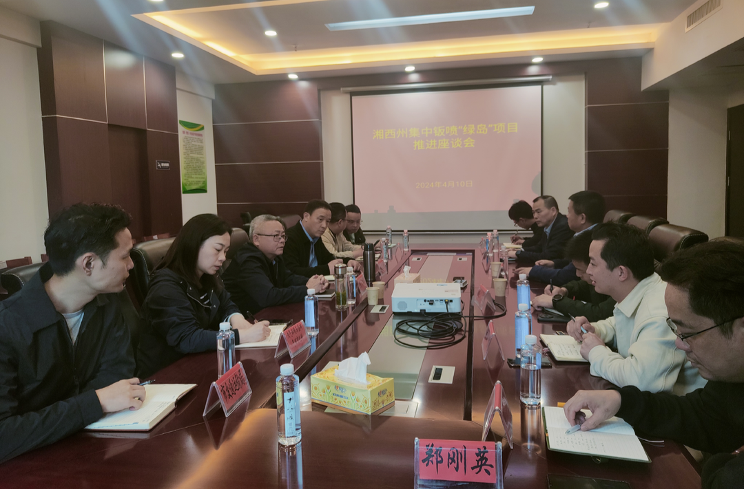 湘西州生态环境局召开集中钣喷“绿岛”项目推进座谈会