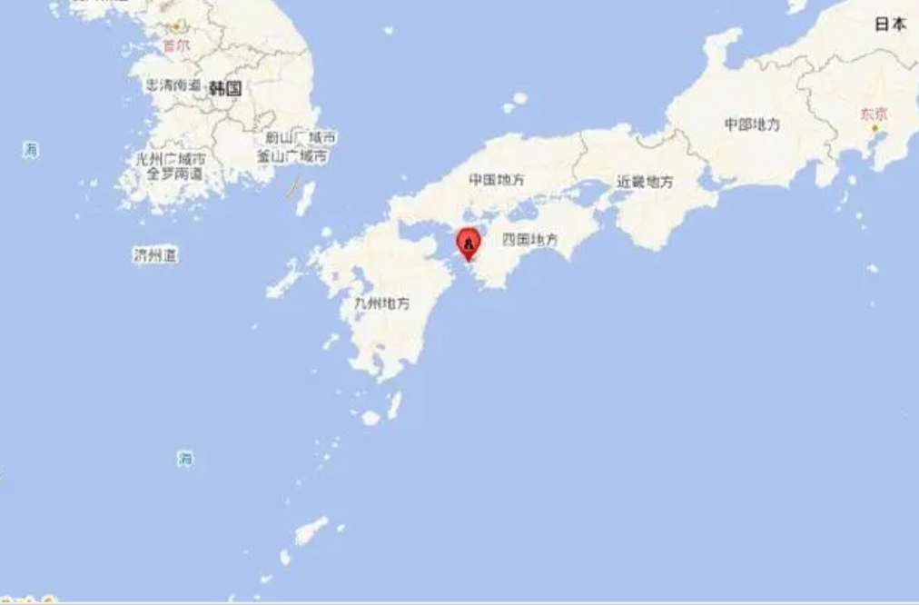 日本四国岛附近发生6.5级左右地震