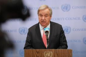 联合国秘书长呼吁帮助巴勒斯坦实现建国夙愿