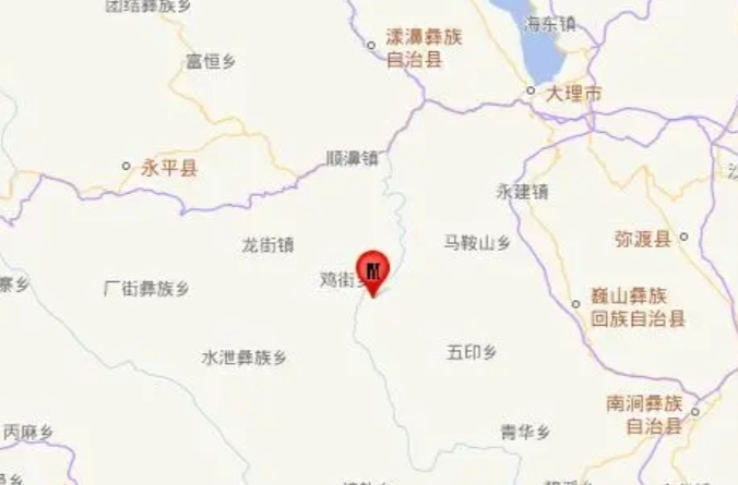 云南大理州巍山县发生4.3级地震
