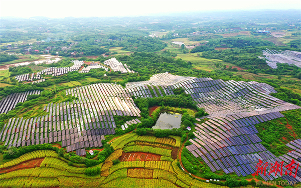 Solar-farming Projects Boost Green Development in Leiyang