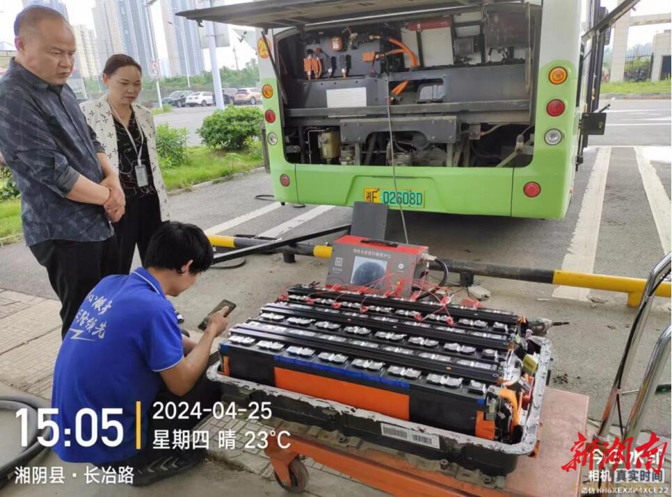 确保安全上路！湘阴县新能源车辆“体检”