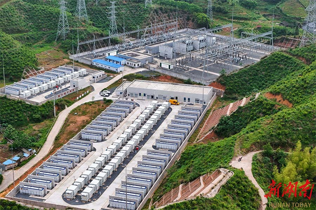 Energy Storage Power Station Assists Green Development in Tongdao