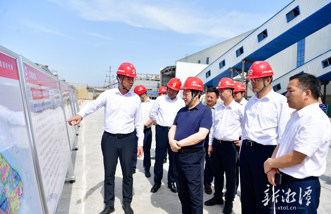 刘志仁带队到湘潭经开区督导生态环境问题整改工作