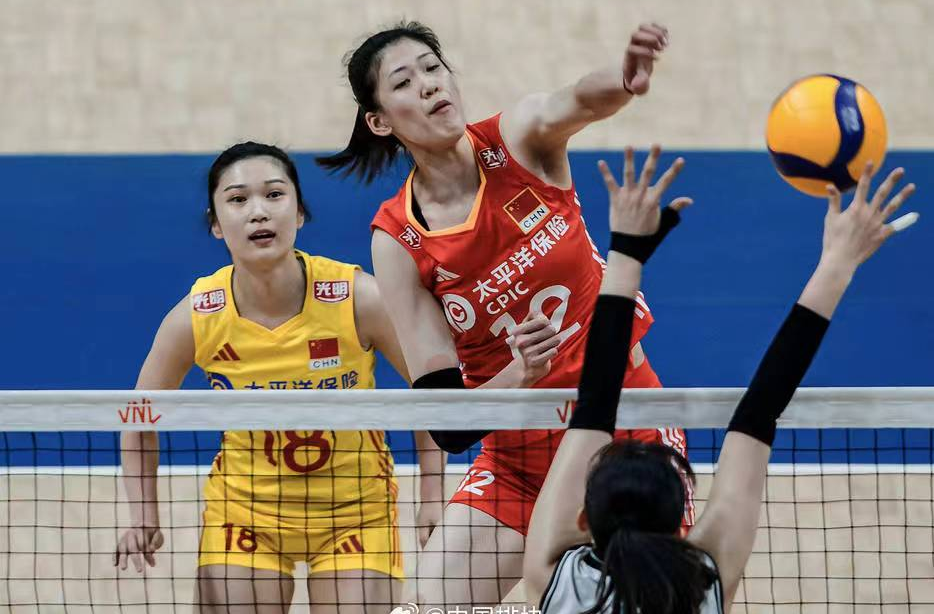 开门红！中国女排世联赛首战击败韩国队