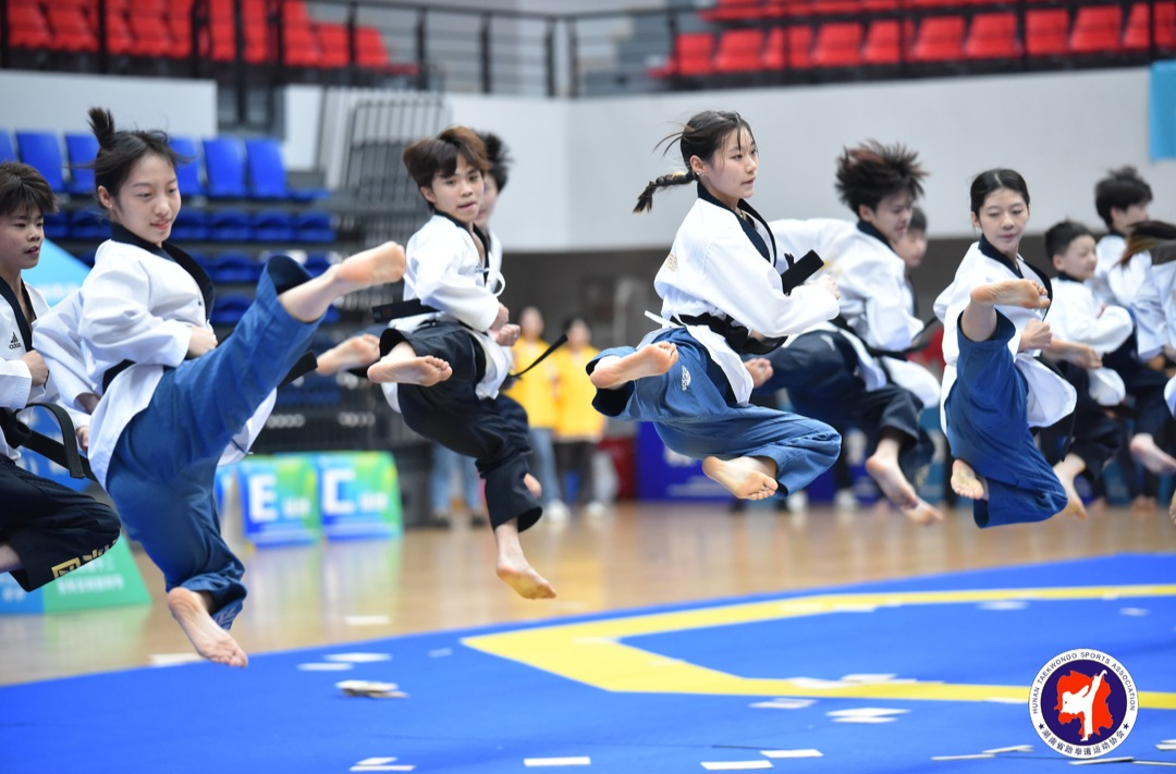 600余名少年热血对决 2024省跆协认证赛事（C级）长沙市跆拳道比赛开赛