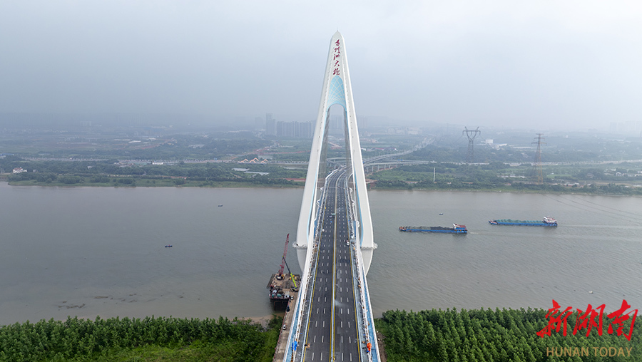 香炉洲大桥建设已近尾声 - 资讯 - 新湖南