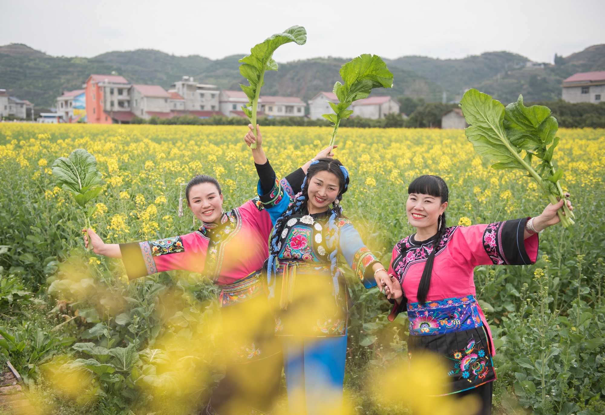 花海中的快乐