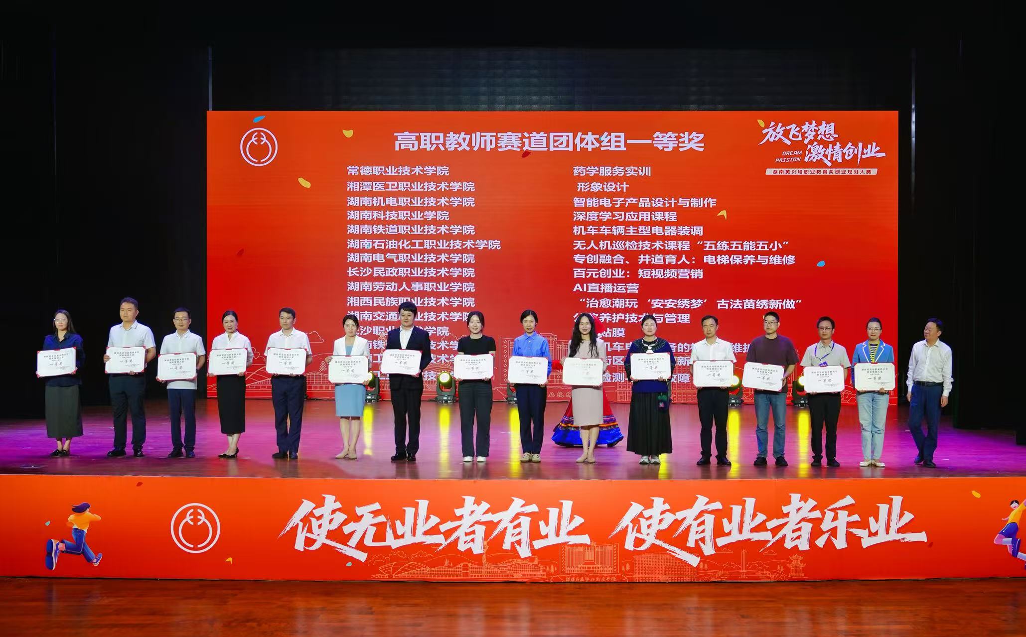匠心筑教强师能 专创融合促就业  ——湖南黄炎培职业教育奖创业规划大赛出新招、办实事