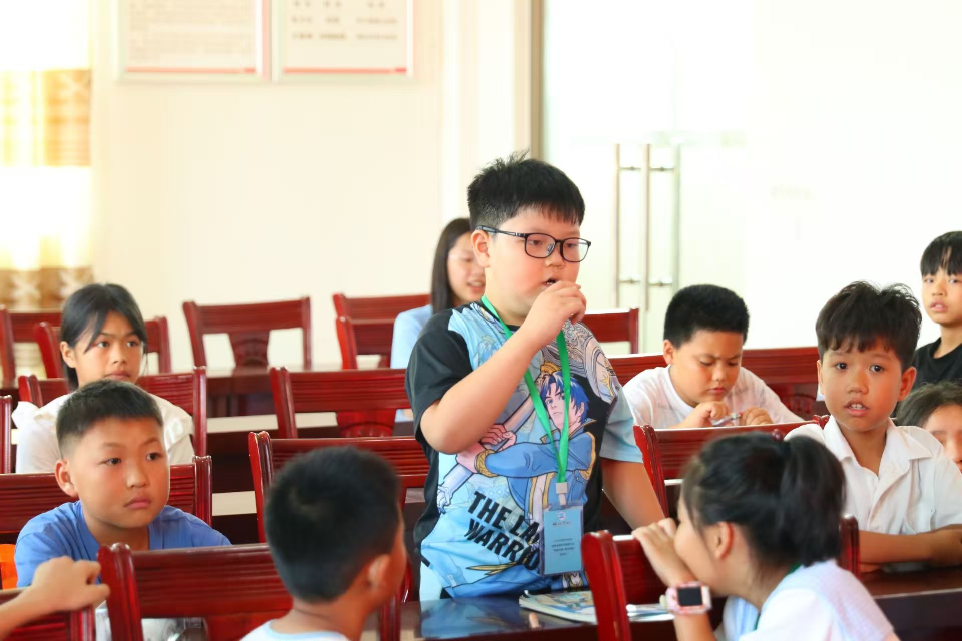 声润童心，语绽芳华——邵阳学院“青春志愿·普语润翁”服务团走进翁家社区开展趣味普通话大赛